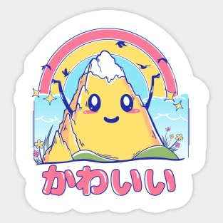 Mount Kawaii Sticker